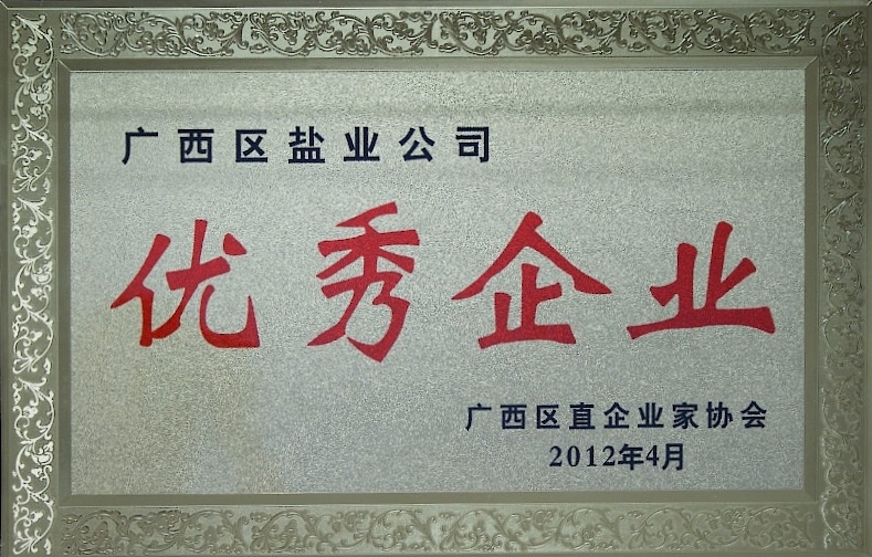 2012年广西区直企业家协会优异企业